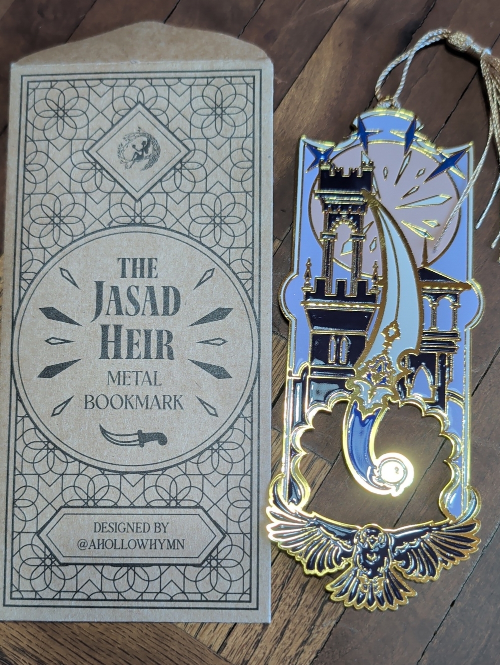 Fairyloot The Jasad Heir Metal Bookmark